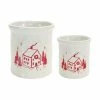 Cheapest βοΈ Crock Containers With House Image Set, 4ct. by Melrose π 1 Cheapest βοΈ Crock Containers With House Image Set, 4ct. by Melrose π -Melrose Shop D663183S 1