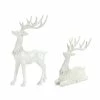 Best reviews of 👍 White Deer Figurine Set, 11.5" & 17.75" by Melrose 🔔 -Melrose Shop D663185S 1
