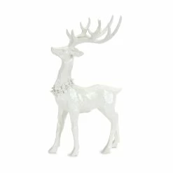 Best reviews of 👍 White Deer Figurine Set, 11.5" & 17.75" by Melrose 🔔 -Melrose Shop D663185S 2
