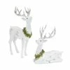 Discount π Faux Wood Deer Figurine Set, 11.5" & 15.75" by Melrose π― 2 Discount π Faux Wood Deer Figurine Set, 11.5" & 15.75" by Melrose π― -Melrose Shop D663186S 1