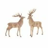 Top 10 🔔 Weathered Faux Wood Deer Figurine Set, 13.5" & 14.75" by Melrose 🥰 -Melrose Shop D663189S 1