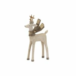 Deals 🔥 Whitewashed Deer Figurine Set, 8.25" & 11.75" by Melrose ⌛ -Melrose Shop D663193S 2