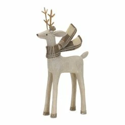 Deals 🔥 Whitewashed Deer Figurine Set, 8.25" & 11.75" by Melrose ⌛ -Melrose Shop D663193S 3