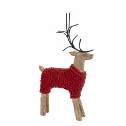 Best reviews of 😍 Deer with Red Sweater Figurine Set, 10.75" & 12" by Melrose 😍 -Melrose Shop D663199S 3