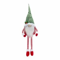 Buy 🤩 18" Holiday Gnome with Dangling Legs Plush Figurine Set by Melrose ✔️ -Melrose Shop D663214S 3