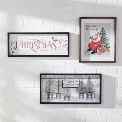 New 👍 Farm Fresh 🎁 Christmas Trees Framed Wall Art by Melrose 🎁 -Melrose Shop D663222S 3