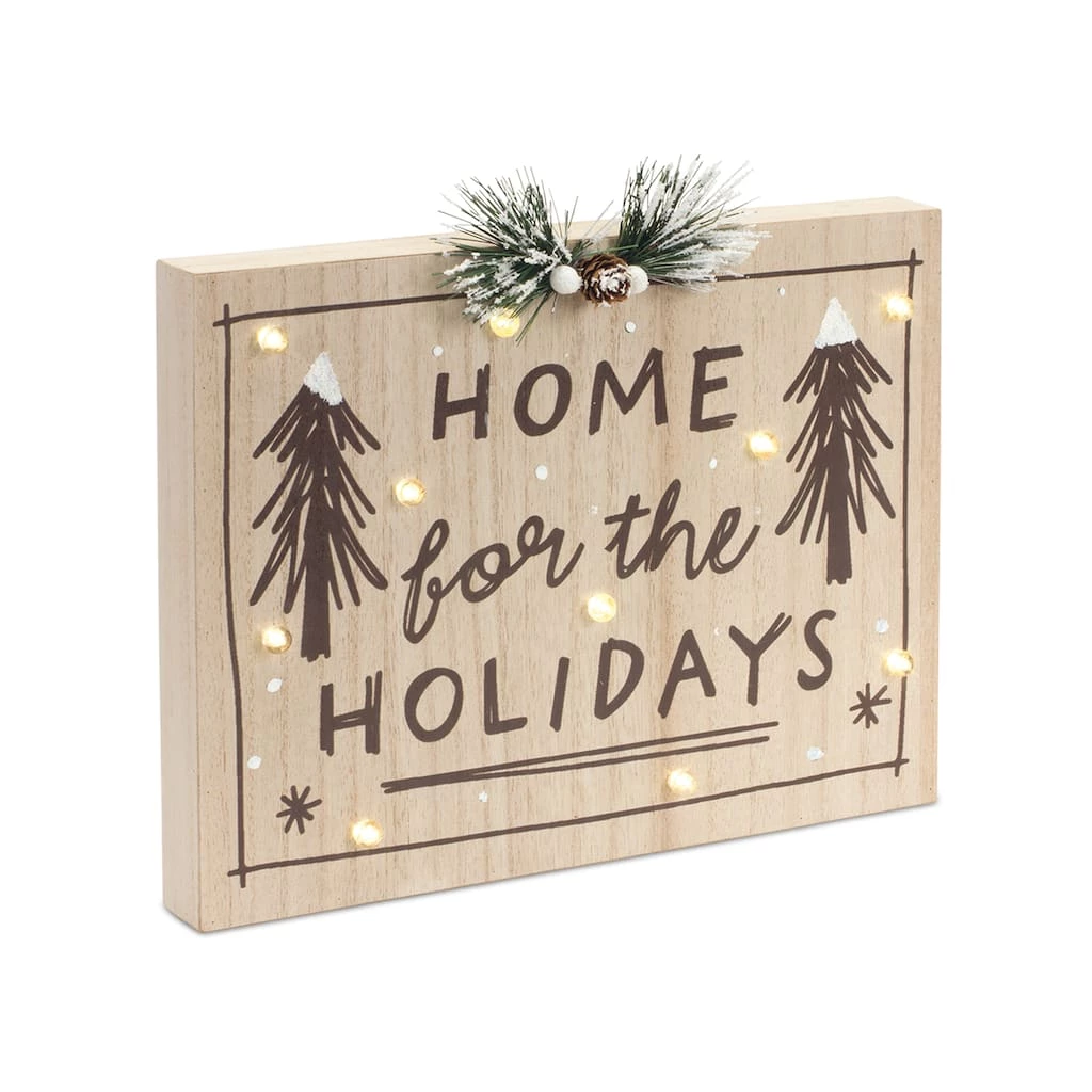 Best Pirce π Holiday & Snow LED Sign Set, 8" & 9.25" by Melrose π 4 Best Pirce π Holiday & Snow LED Sign Set, 8" & 9.25" by Melrose π - Image 2