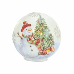 Best reviews of ✔️ Snowman & Tree LED Glass Globe Set, 6" & 7" by Melrose 😉 -Melrose Shop D663231S 3