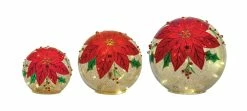 Cheapest π Poinsettia LED Orb Set, 5", 6" & 7" by Melrose π―