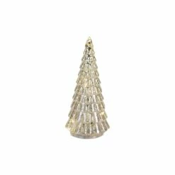 Brand new 🎁 LED Glass ❄ Christmas Tree Set, 6.5", 7.75", 10" & 12" by Melrose 🧨 -Melrose Shop D663240S 3