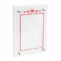 Best reviews of 🔔 15.5" Make A List, Check It Twice Acrylic Sign by Melrose 👍