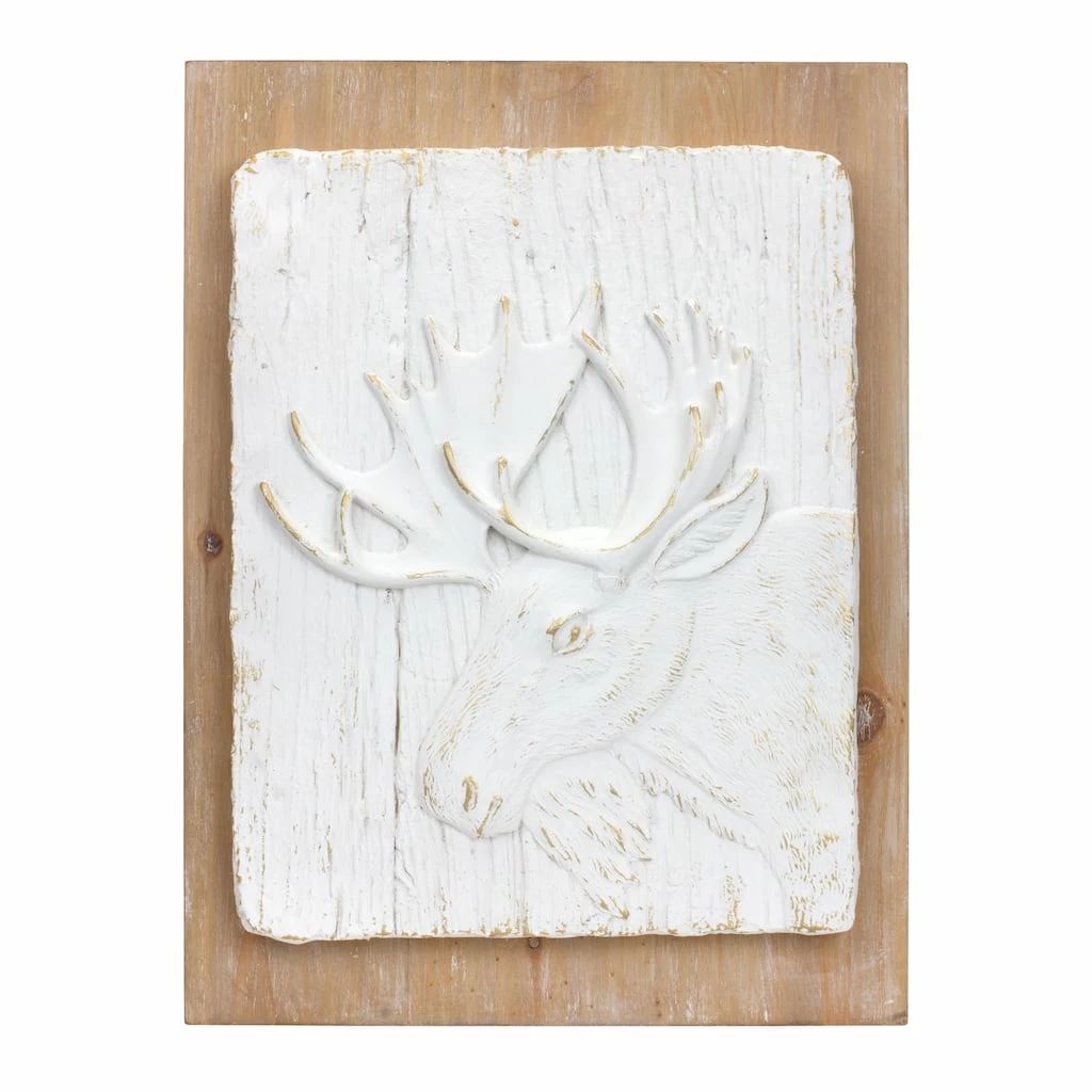 Discount β€οΈ 16" Moose & Deer Plaque Set by Melrose π₯ 5 Discount β€οΈ 16" Moose & Deer Plaque Set by Melrose π₯ - Image 3