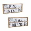 Best reviews of 🧨 9.25" Peace on Earth Signs, 2ct. by Melrose 🔔 -Melrose Shop D663258S 10