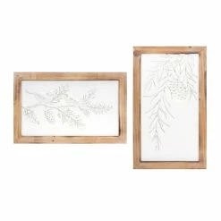 Top 10 ๐ Pine Branch & Bird Frame Set by Melrose โญ