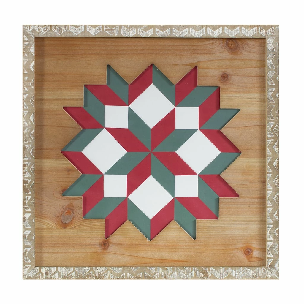 Coupon π 16.5" Quilt Square Plaque Set by Melrose π 5 Coupon π 16.5" Quilt Square Plaque Set by Melrose π - Image 3