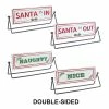 Promo 🎁 Reversible Santa Sign Set by Melrose ✔️ -Melrose Shop D663268S 1