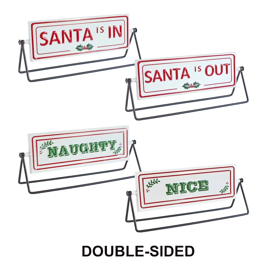 Promo π Reversible Santa Sign Set by Melrose βοΈ 3 Promo π Reversible Santa Sign Set by Melrose βοΈ