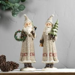Hot Sale π 13.25" Santa Figurine Set by Melrose π₯ 9 Hot Sale π 13.25" Santa Figurine Set by Melrose π₯ -Melrose Shop D663275S 4
