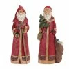 Budget ⌛ 13"Santa Figurine Set by Melrose 😀 -Melrose Shop D663277S 1