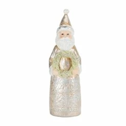Discount 😍 Metallic Santa Figurine Set by Melrose 🎁 -Melrose Shop D663279S 3