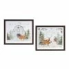 Buy 🔥 13" Santa & Deer Frame Set by Melrose ⭐ -Melrose Shop D663286S 1