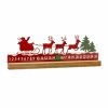 New ✨ 7" Metal & Wood Santa Sleigh 🎅 Christmas Countdown by Melrose 🤩 -Melrose Shop D663289S 1