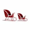 Top 10 🌟 Metal Sleigh Décor Set by Melrose ⌛ -Melrose Shop D663297S 1