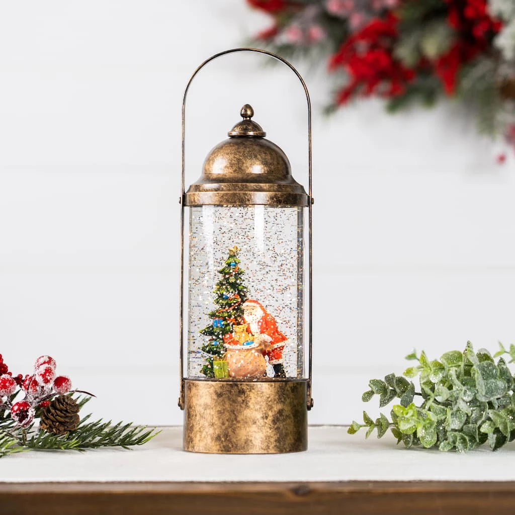 New π 12" Snow Globe With Santa by Melrose π 4 New π 12" Snow Globe With Santa by Melrose π - Image 2