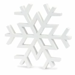 Best Sale π Wooden Snowflake Set by Melrose π 8 Best Sale π Wooden Snowflake Set by Melrose π -Melrose Shop D663314S 3