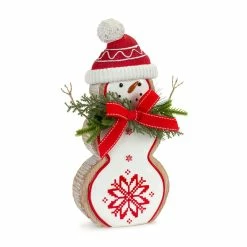Best Pirce 😉 Resin Snowman Figurine Set by Melrose 💯 -Melrose Shop D663319S 3