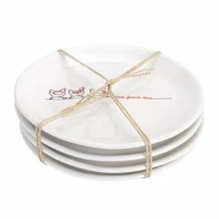 Best reviews of 🛒 6.5" Three French Hens Plate Stoneware Set, 4ct. by Melrose 😍