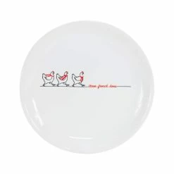 Best reviews of 🛒 6.5" Three French Hens Plate Stoneware Set, 4ct. by Melrose 😍 -Melrose Shop D663325S 3