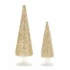 Promo 🔔 Gold & Silver Glass Holiday Tree Décor Set, 8.25" & 11.5" by Melrose 🔔 1 Promo 🔔 Gold & Silver Glass Holiday Tree Décor Set, 8.25" & 11.5" by Melrose 🔔 -Melrose Shop D663334S 1