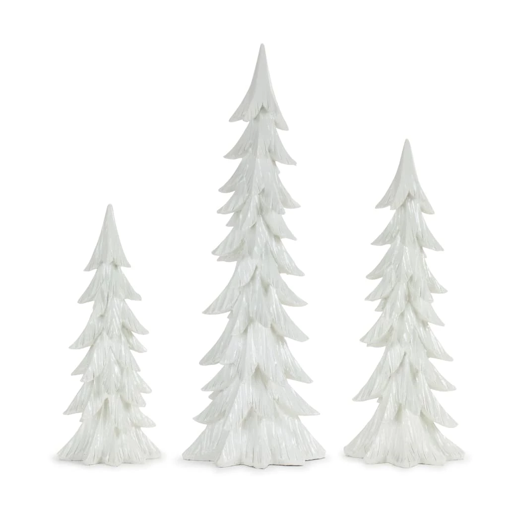 Best deal 𧨠White Sculpted Holiday Tree Décor Set, 14.75", 18.25" & 24" by Melrose β 3 Best deal 𧨠White Sculpted Holiday Tree Décor Set, 14.75", 18.25" & 24" by Melrose β