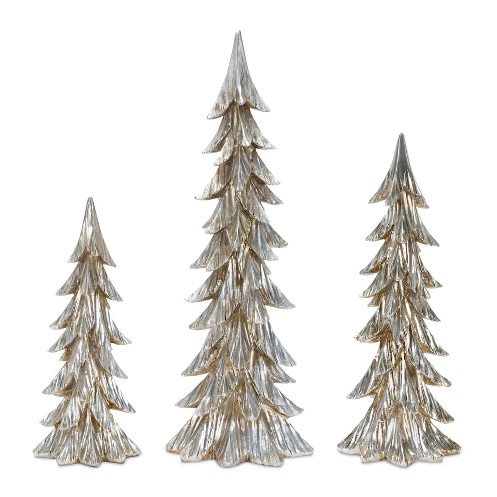 Coupon π― Silver & Gold Sculpted Holiday Tree Décor Set, 14.75", 18.75" & 26.75" by Melrose β 3 Coupon π― Silver & Gold Sculpted Holiday Tree Décor Set, 14.75", 18.75" & 26.75" by Melrose β