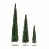 New 🛒 Deep Green Holiday Pine Tree Décor Set, 15.75", 24" & 31.5" by Melrose 👏 -Melrose Shop D663340S 1