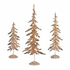 Flash Sale 🎁 Rustic Copper Metal Holiday Tree Décor Set, 17", 22" & 29" by Melrose ✔️