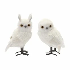 Outlet 🌟 White Owl Décor Set, 8.75" & 10.5" by Melrose 🎉